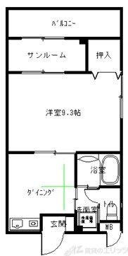 ETOILE11Aの物件間取画像