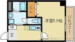 IF柴島の物件間取画像