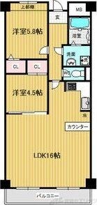 リアライズ高槻の物件間取画像