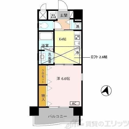 キリンパークサイドの物件間取画像