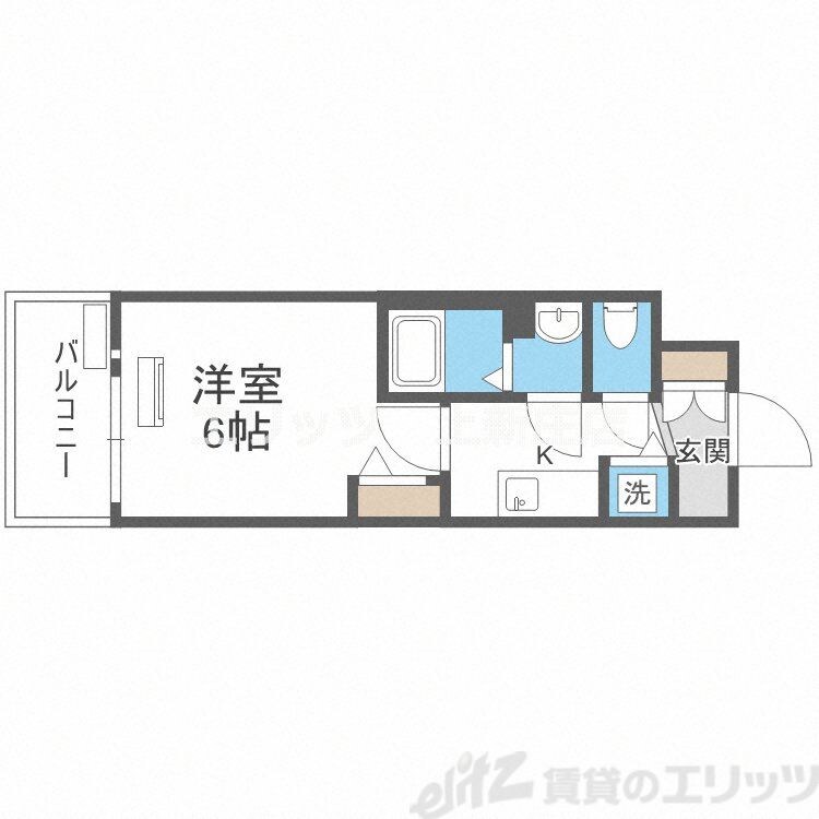 ポルト・ボヌール梅田WESTの物件間取画像