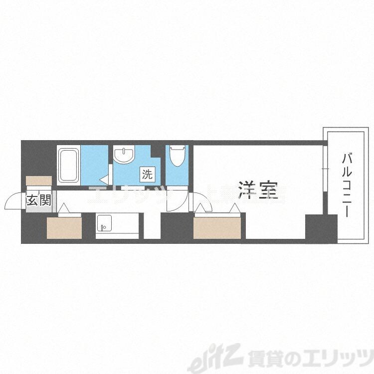 リヴィエール北梅田の物件間取画像