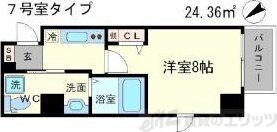 メインステージ西天満T’s SQUAREの物件間取画像