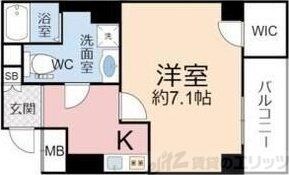 Core天満橋の物件間取画像