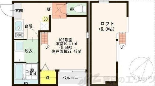 ANRAKUの物件間取画像
