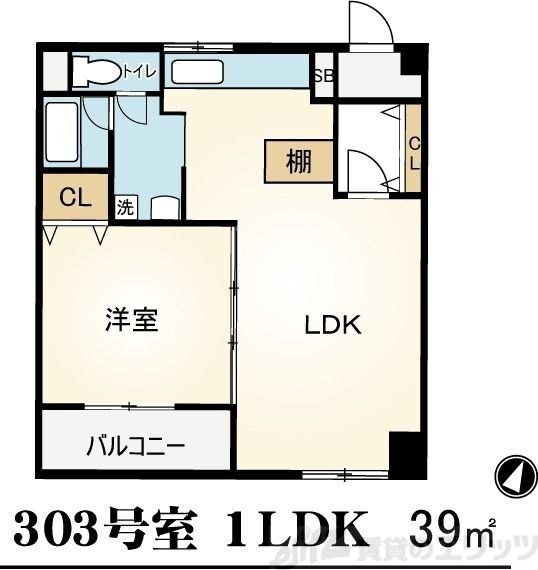 ハイツ小松の物件間取画像