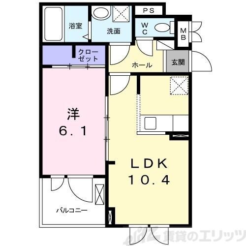カーサフェリーチェの物件間取画像