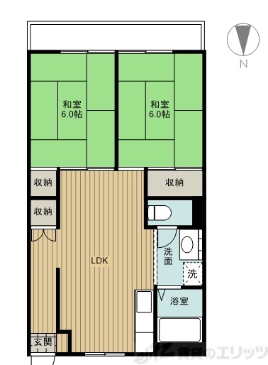 ハイツ穂積の物件間取画像