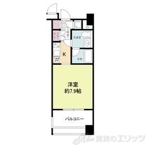 レジディア江坂の物件間取画像