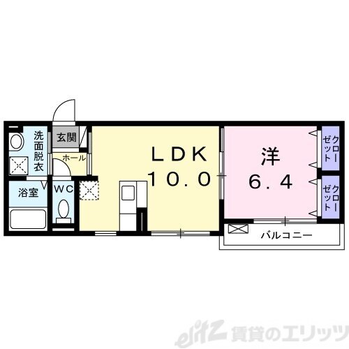ウエストパインの物件間取画像