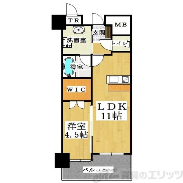 ヴェルドゥール南茨木の物件間取画像