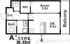 アヴェニール千里丘東の物件間取画像