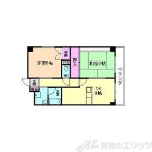 サン春日第2マンションの物件間取画像