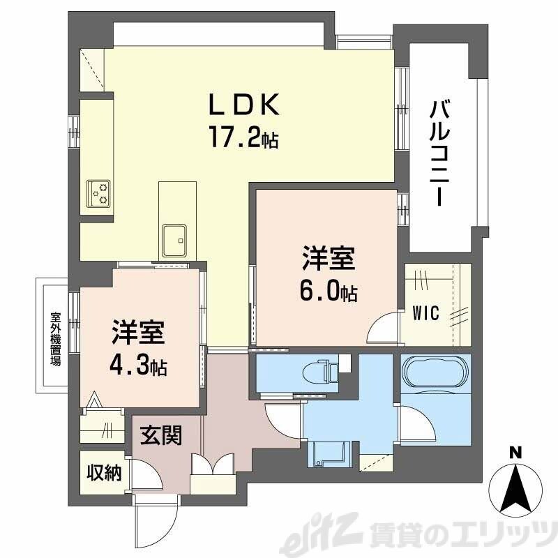 シャーメゾン サイビータの物件間取画像