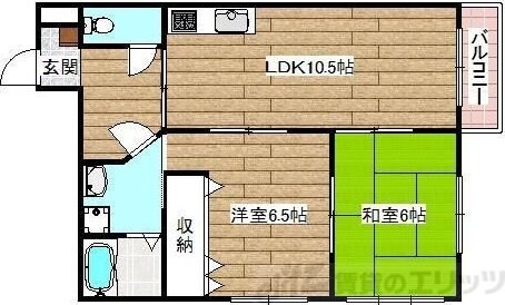 メゾンクレールの物件間取画像