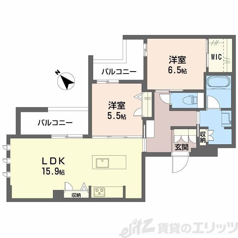 オルキデア クオーレの物件間取画像