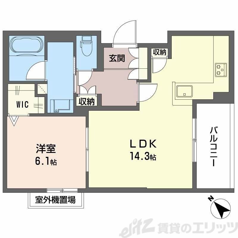 オルキデア クオーレの物件間取画像