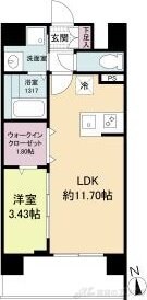 WORVE吹田江坂の物件間取画像