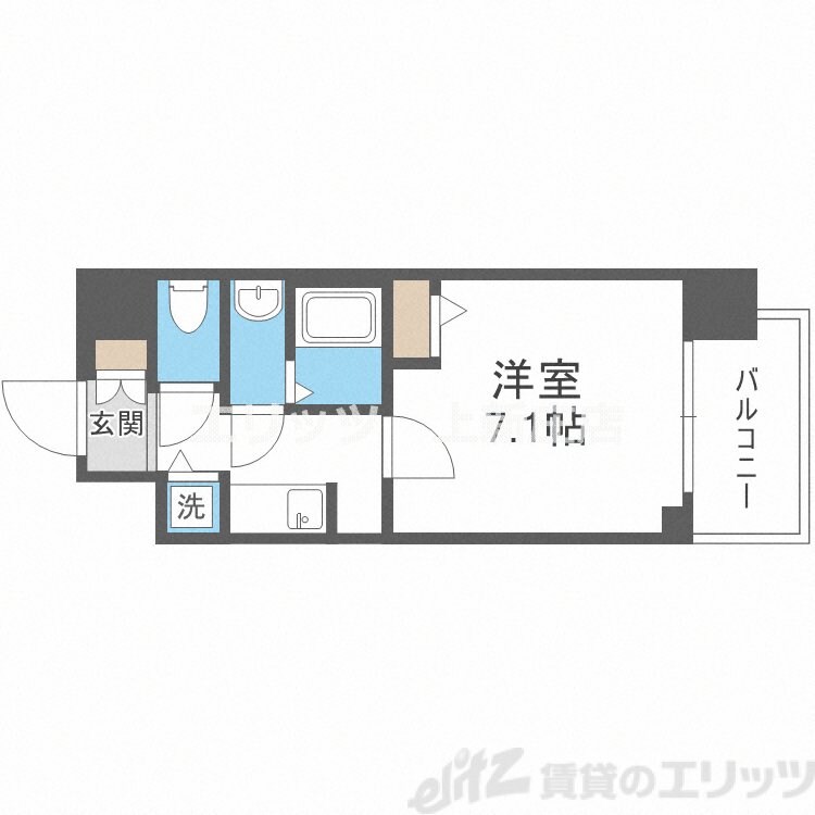 S-RESIDENCE天満Gracisの物件間取画像