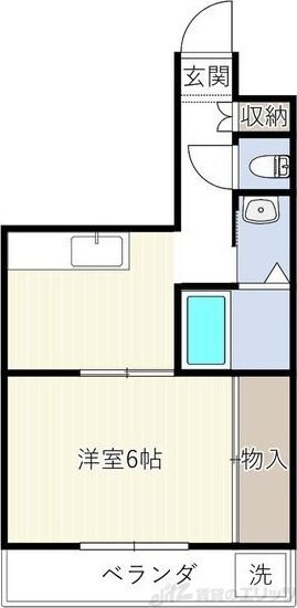 フローライト豊里Iの物件間取画像