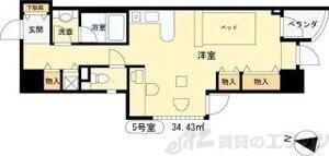 松下善ビルの物件間取画像