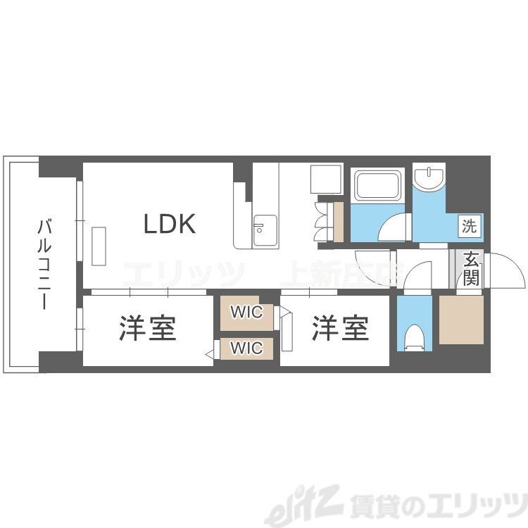 アーバネックス中崎町IIの物件間取画像