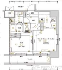 CREST TAPP新大阪の物件間取画像
