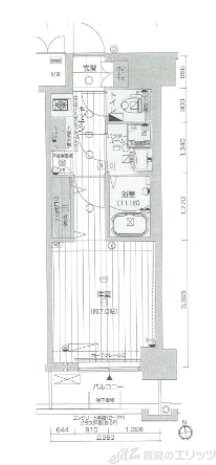 ファーストステージ北大阪レジデンスの物件間取画像