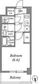 アドバンス西梅田ビオスの物件間取画像