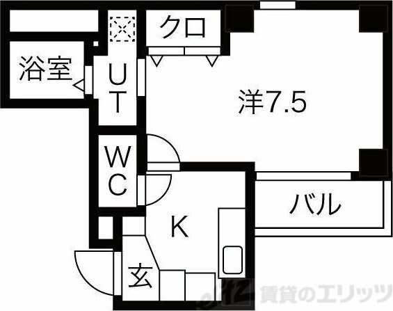 ルミエール新大阪の物件間取画像