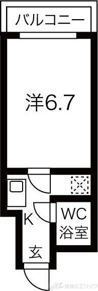 レジデンスSHIIIの物件間取画像