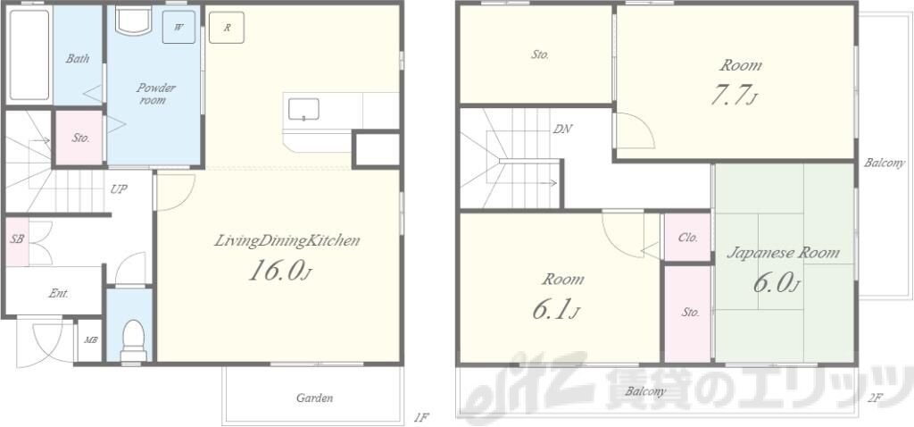 ジュネスト2番館の物件間取画像