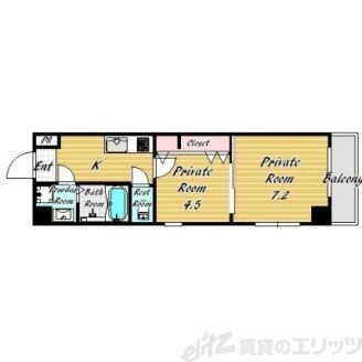 センターポイント吉志部の物件間取画像