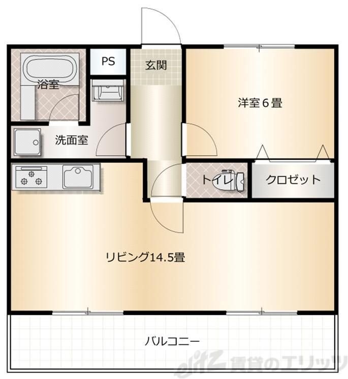 パークサイド山田の物件間取画像