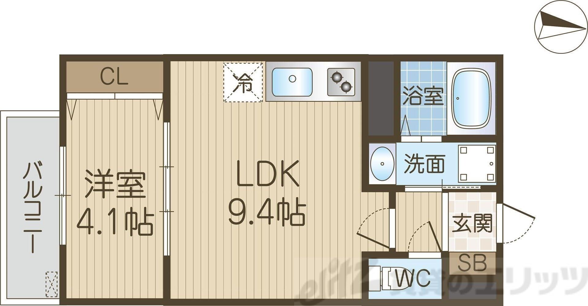 アート茨木の物件間取画像