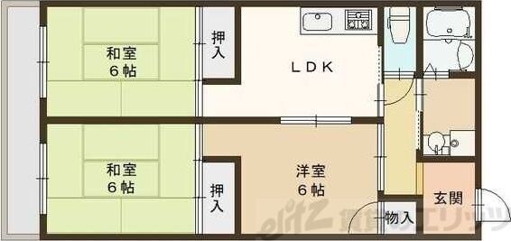 寺川マンションの物件間取画像