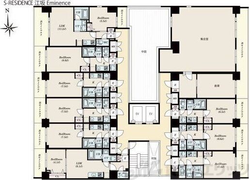 S-RESIDENCE江坂Eminenceの物件内観写真