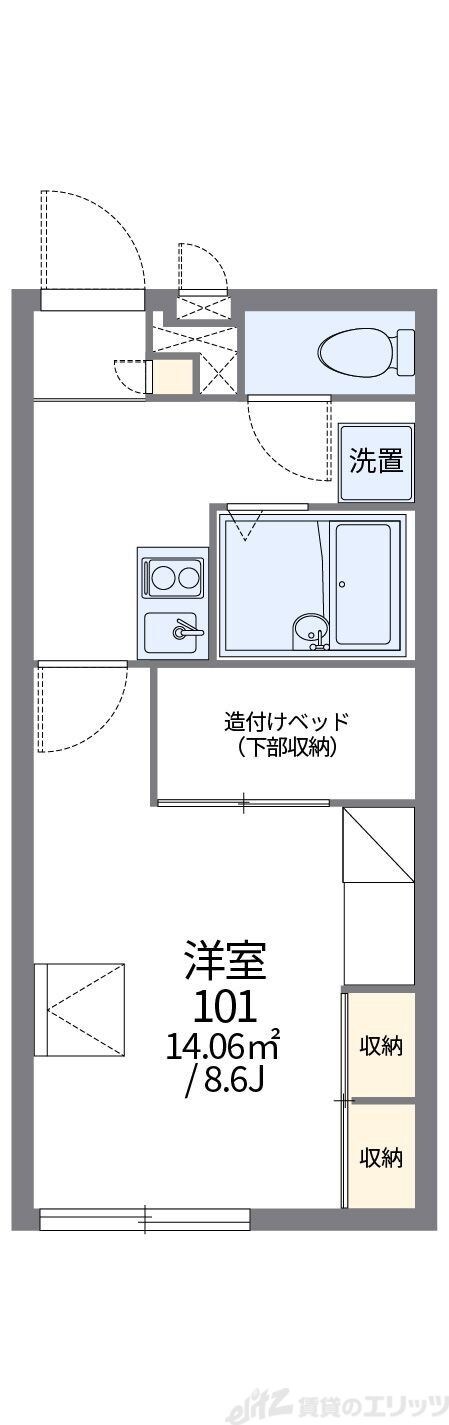 レオパレスビアンコの物件間取画像