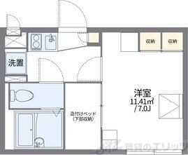 レオパレスNKサウスキャッスルの物件間取画像