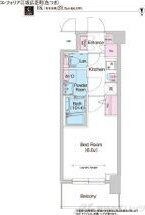 コンフォリア江坂広芝町の物件間取画像