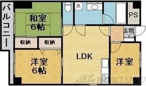 エルヴェ五月ケ丘の物件間取画像