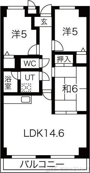 ニチゴマンション2の物件間取画像