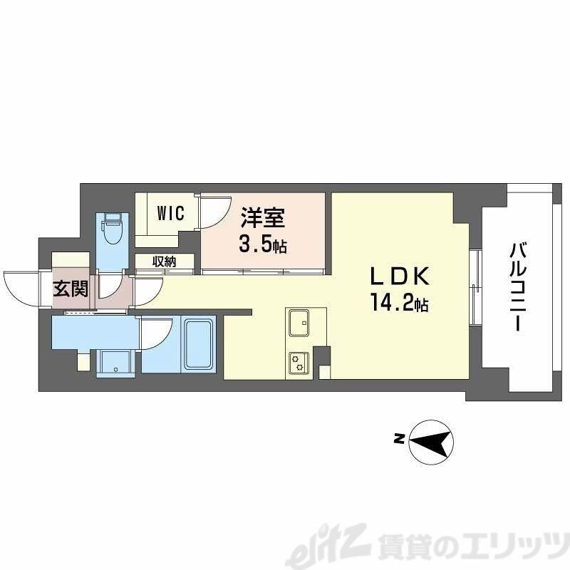 セントリヴィエ大阪梅田の物件間取画像