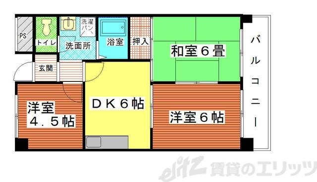 リバーサイド上野の物件間取画像