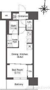 コンフォリア・リヴ新大阪西宮原ソルテラスの物件間取画像