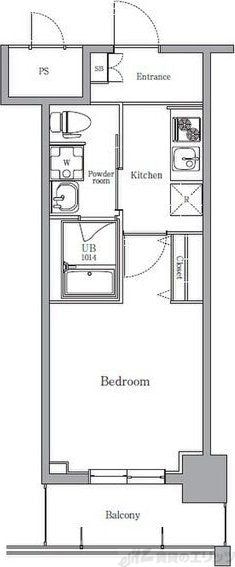 エルプレイス江坂IIの物件間取画像