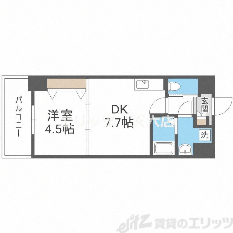 MSR新大阪南の物件間取画像