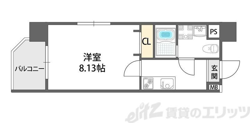 ドゥエリング梅田の物件間取画像