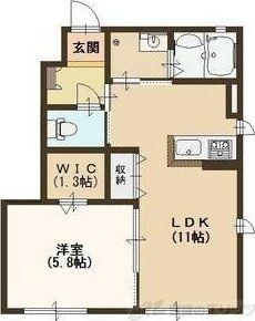 ピュアヴェールの物件間取画像