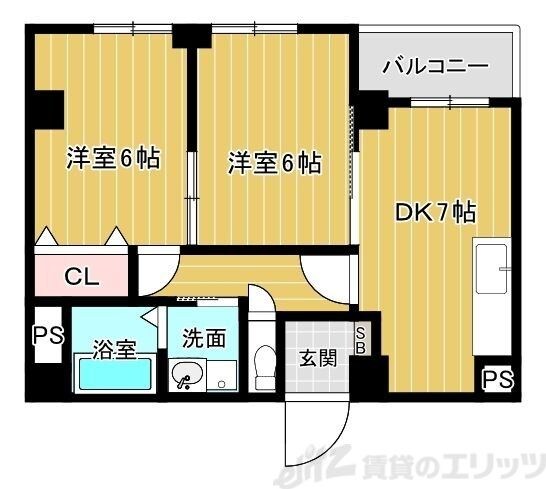 to U 天神橋の物件間取画像